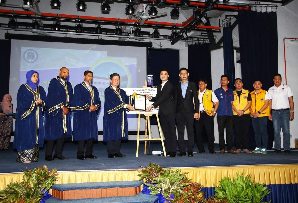 Penang Free School launch with Chief Minister